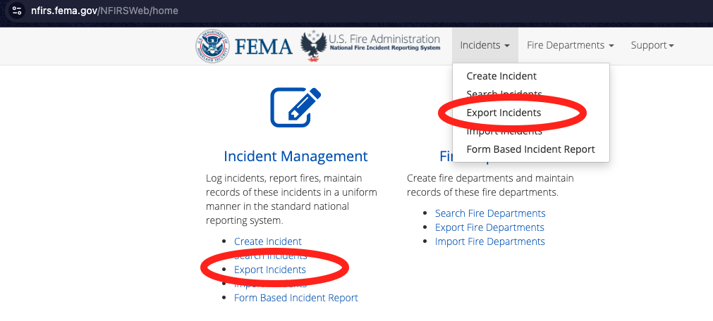 Navigate to the Bulk Export Utility page: