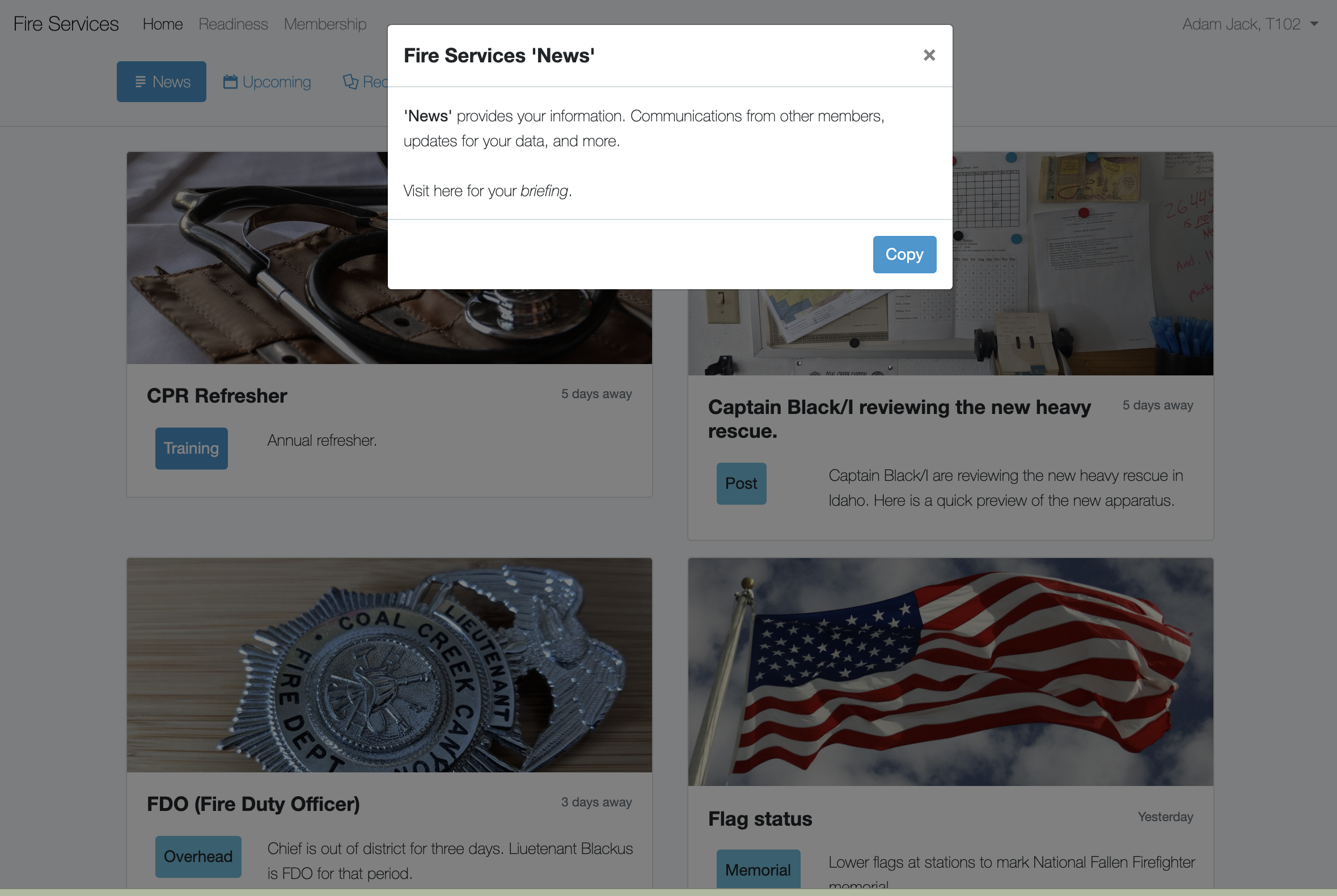 Demo for Responserack : News